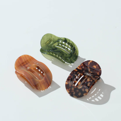 Oval Flat Hair Claw | Assorted