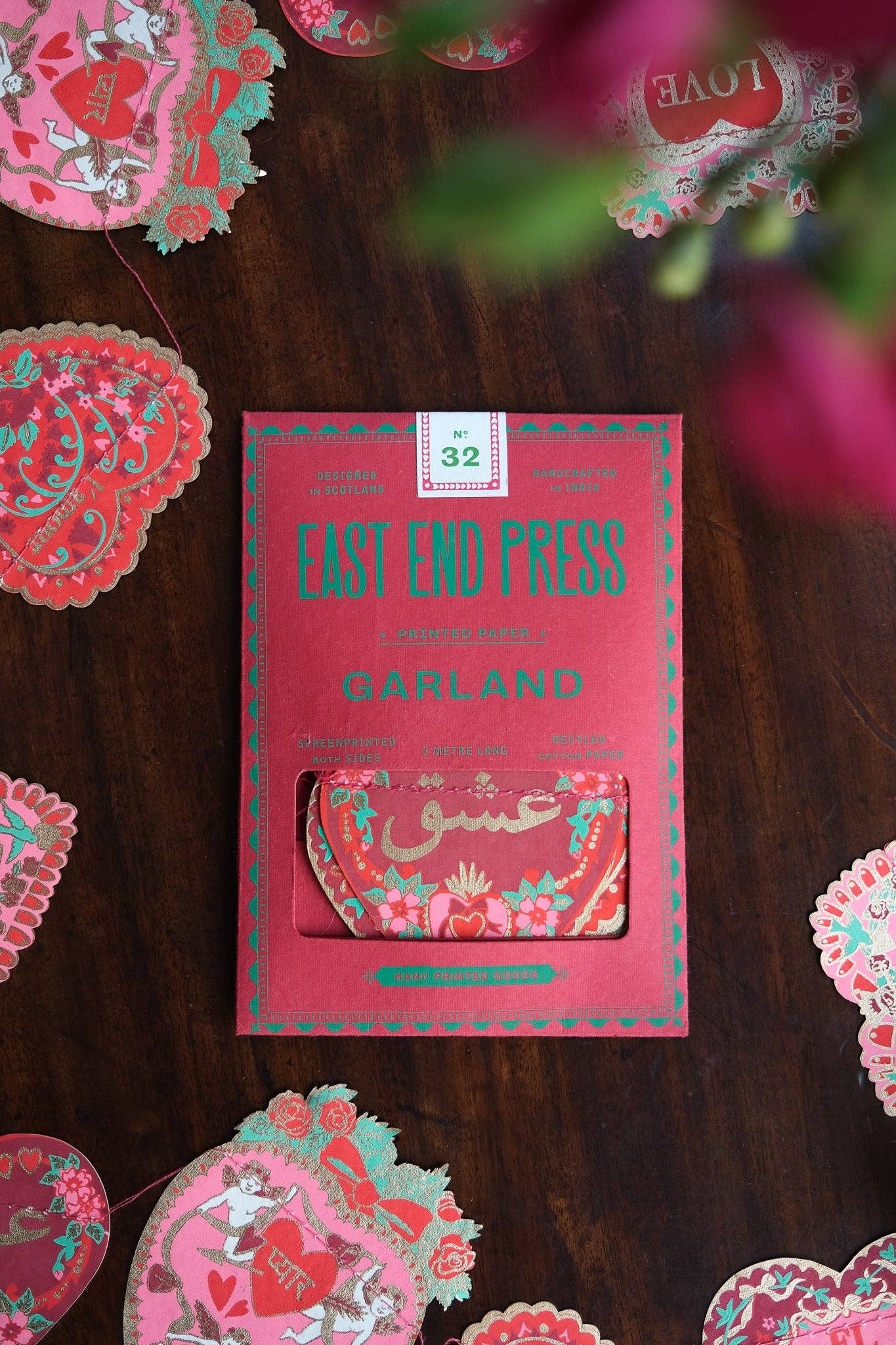 Valentine's Sewn Garland