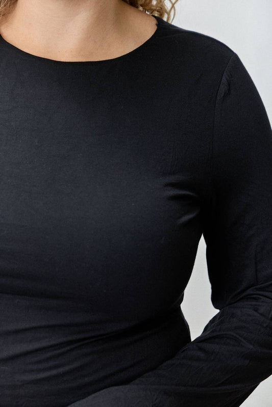 Long Layers Top | Black | Extended