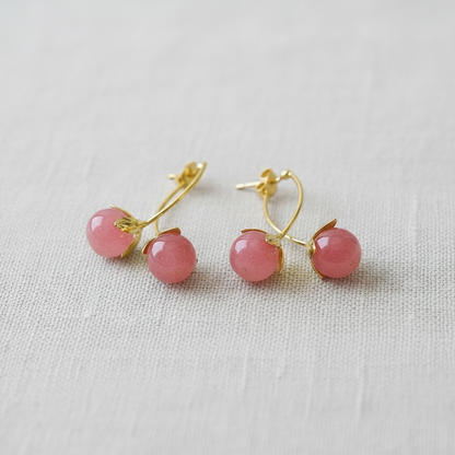Cherry Tomato Drop Earrings