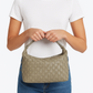 Serenity Woven Shoulder Bag | Sage