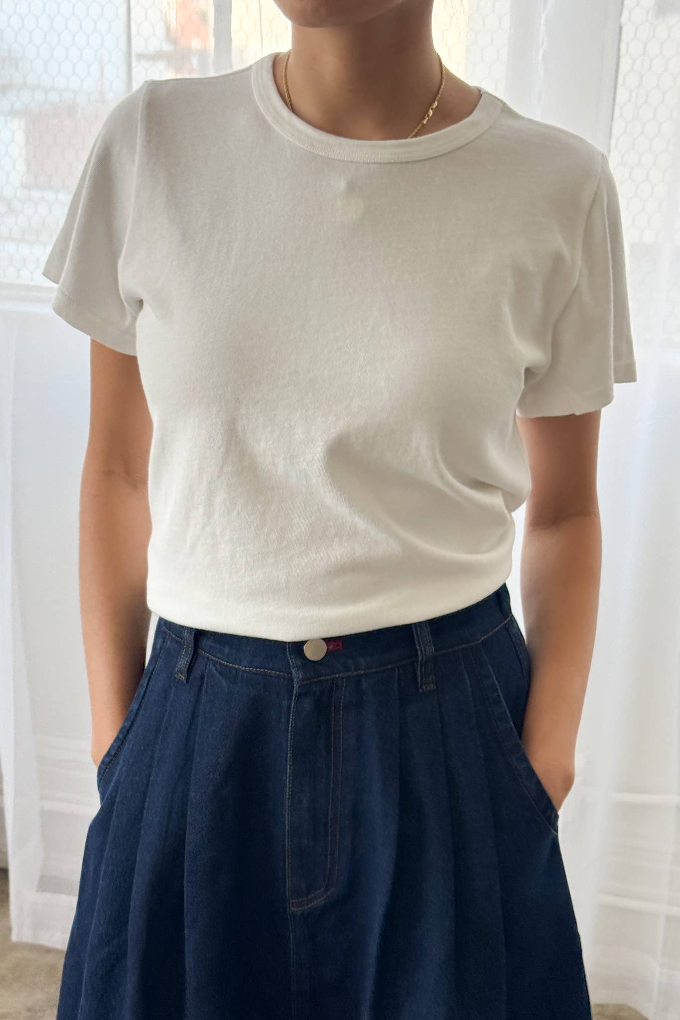The Little Boy Tee | Vintage White