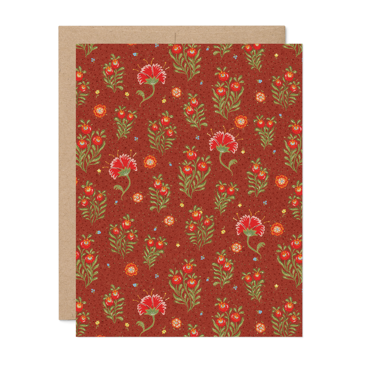 Winter Berry Flutter Card