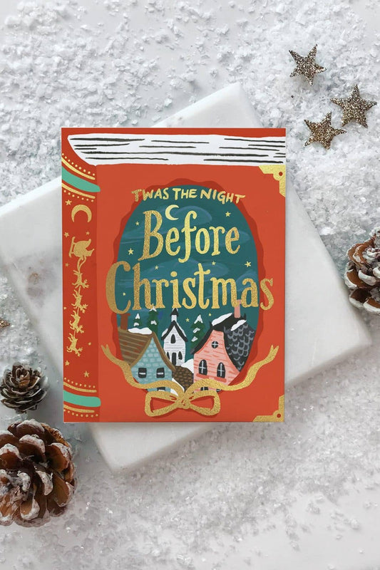 Christmas Book Card