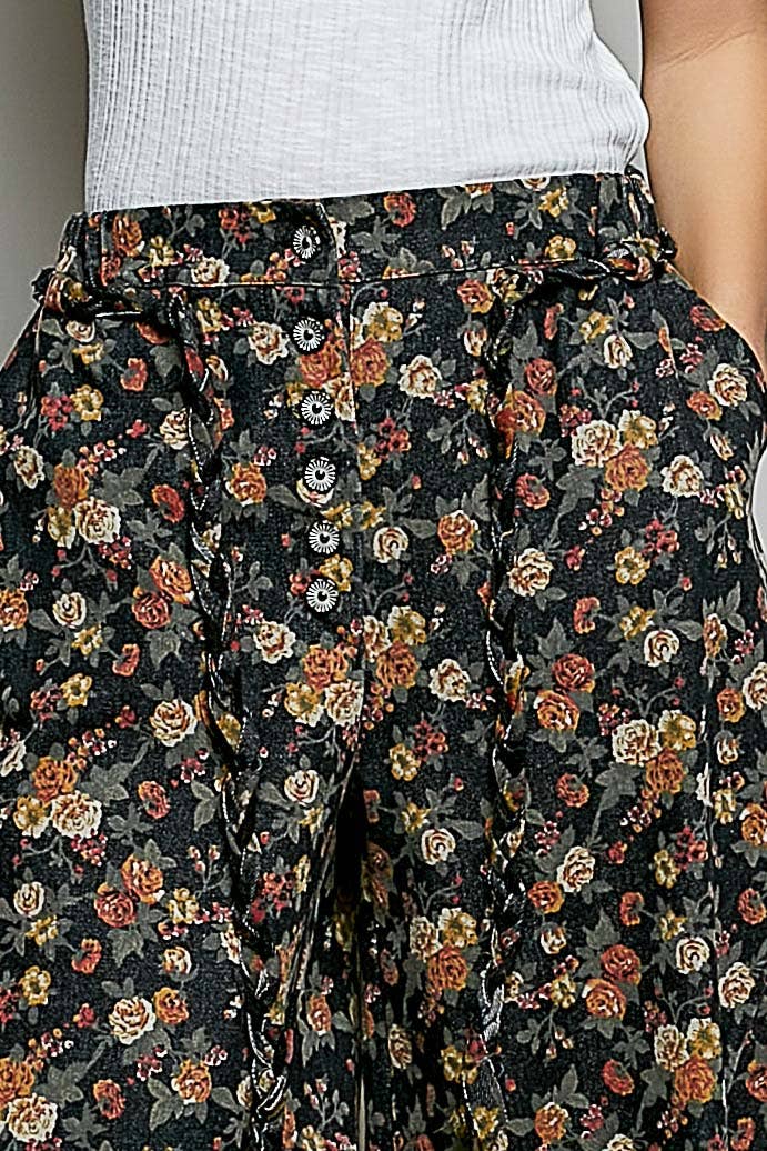 Frankie Floral Wide Leg Trousers