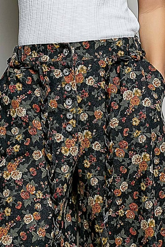 Frankie Floral Wide Leg Trousers