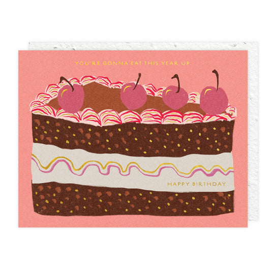 Slice of Cake Birthday Card