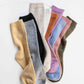 Wool Cashmere Blend Socks | Mustard