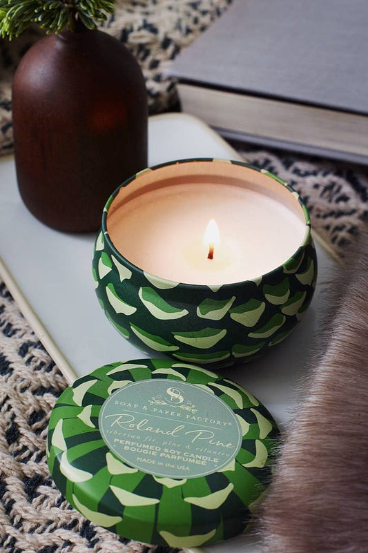 Roland Pine Tin Candle | Small