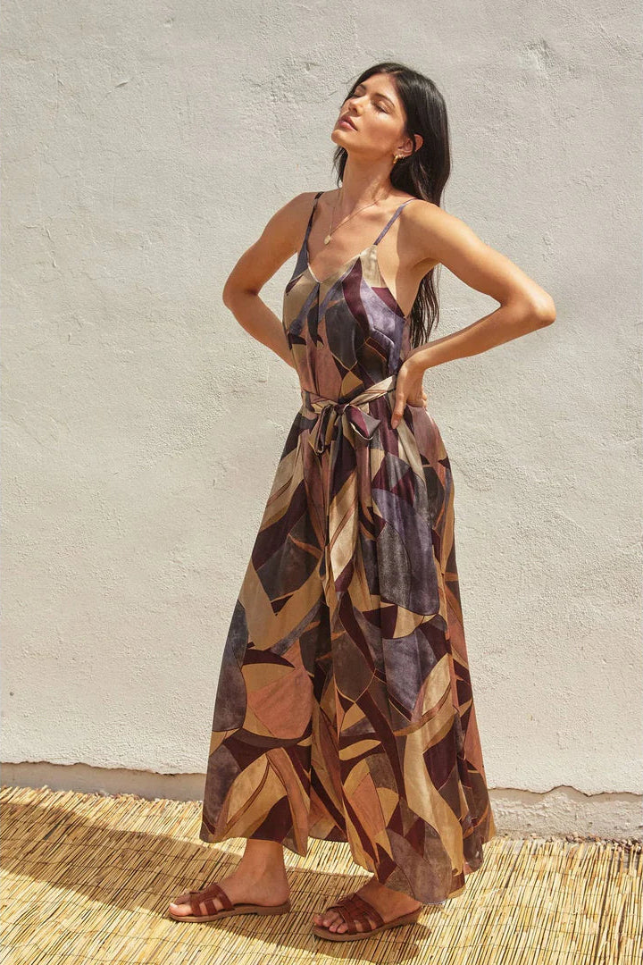 In The Dark Floral Midi Dress