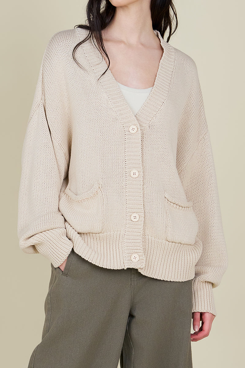 Benefit Street Cardigan | Ecru