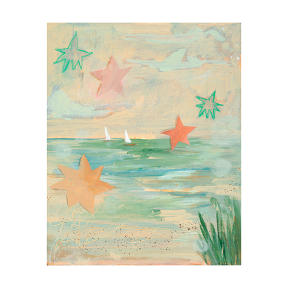 Muted Coastal Art Print | 8 x 10