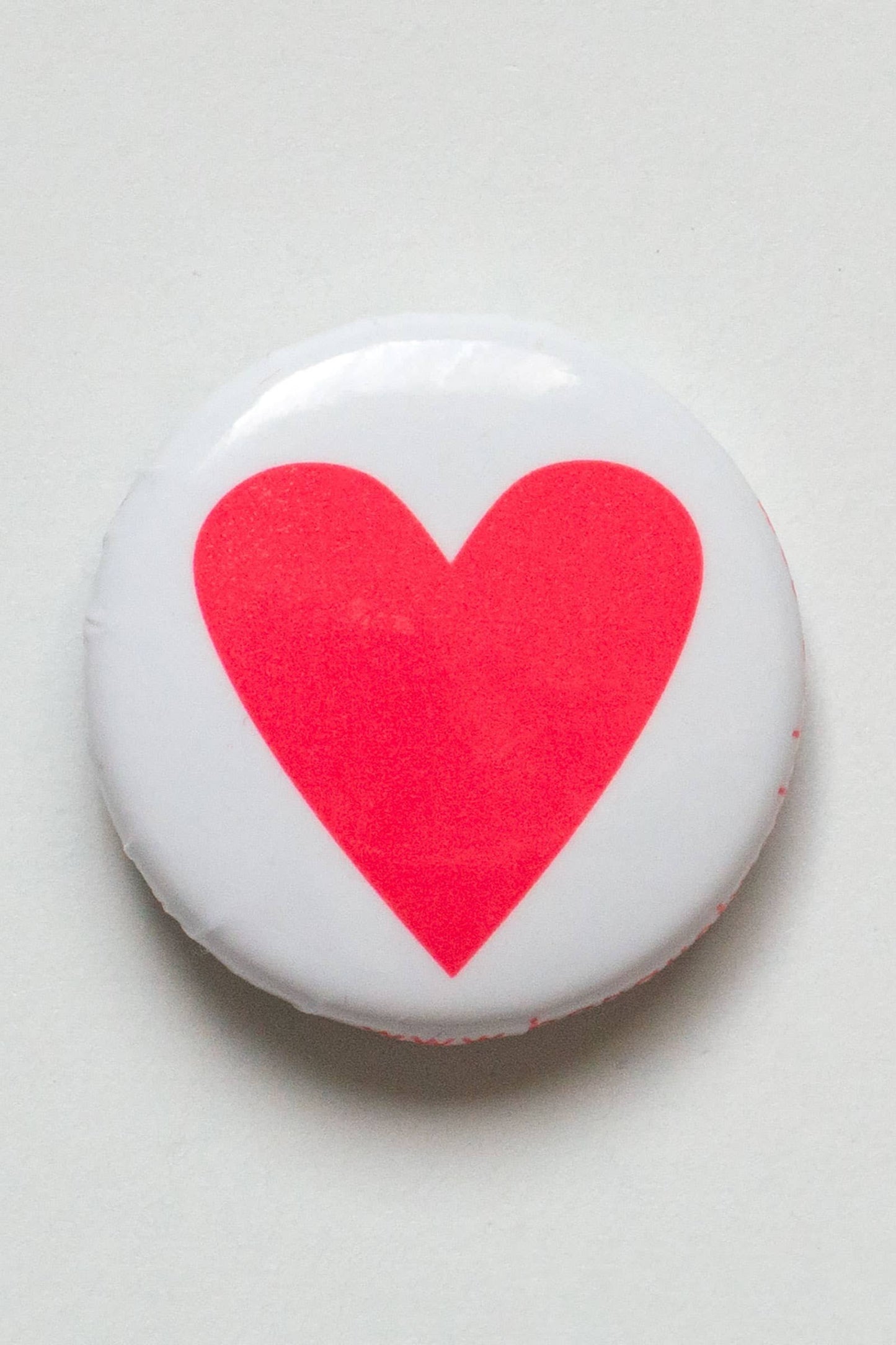 Neon Heart 1" Pin