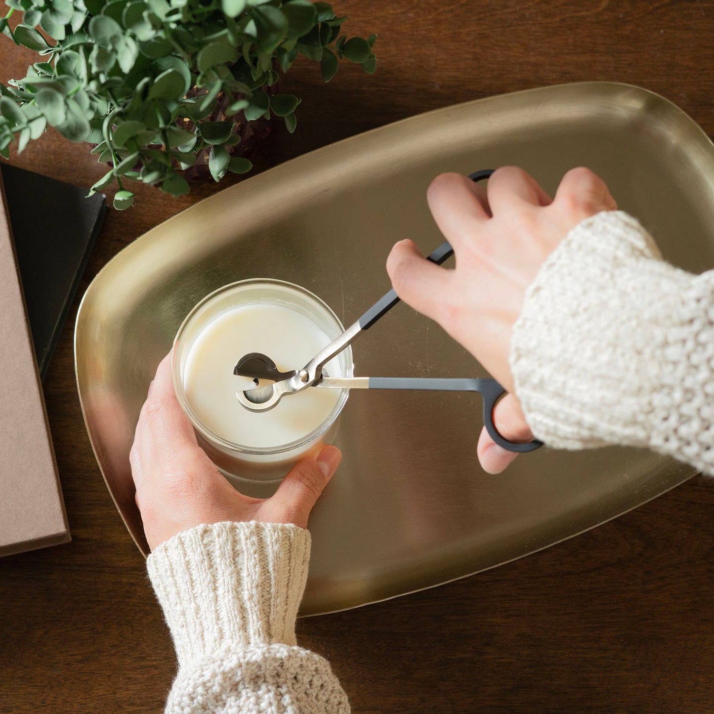 Wick Trimmer | Gold & Black