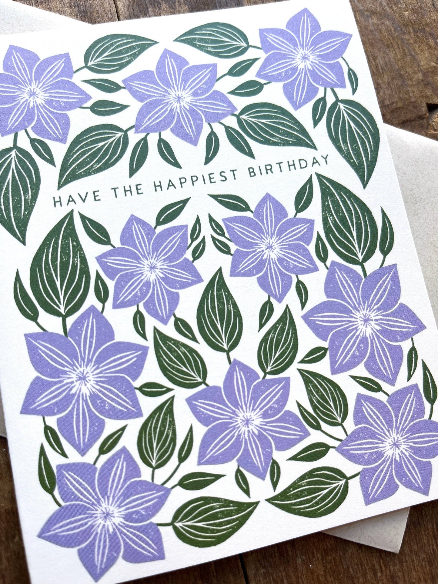 Happiest Birthday Floral Card