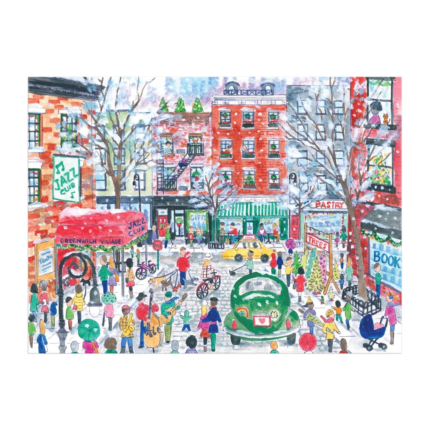 Christmas in Greenwich Village | 1000 Piece Puzzle