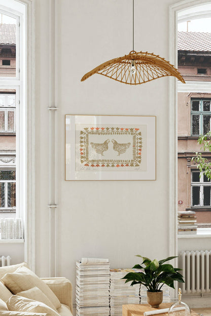 Girl's Locker Room Art Print | 11 x 14