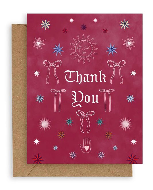 Celestial Thank You Card