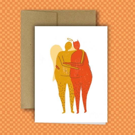 Devil & Angel Card