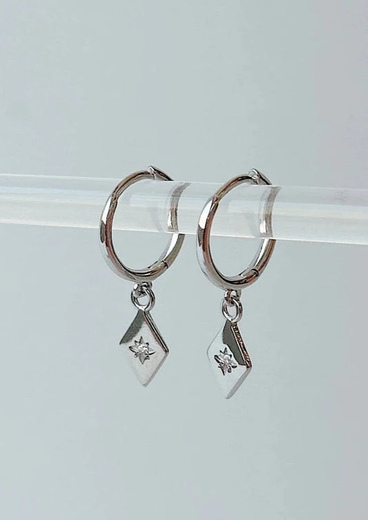 Loza Earrings | Silver