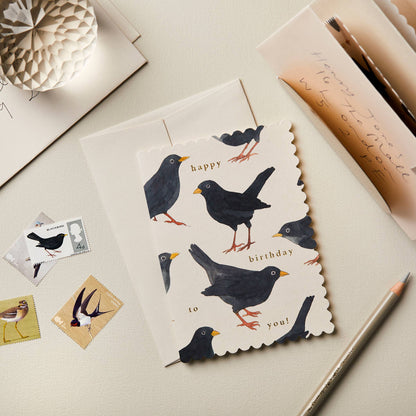 Blackbird 'Happy Birthday To You!' Card