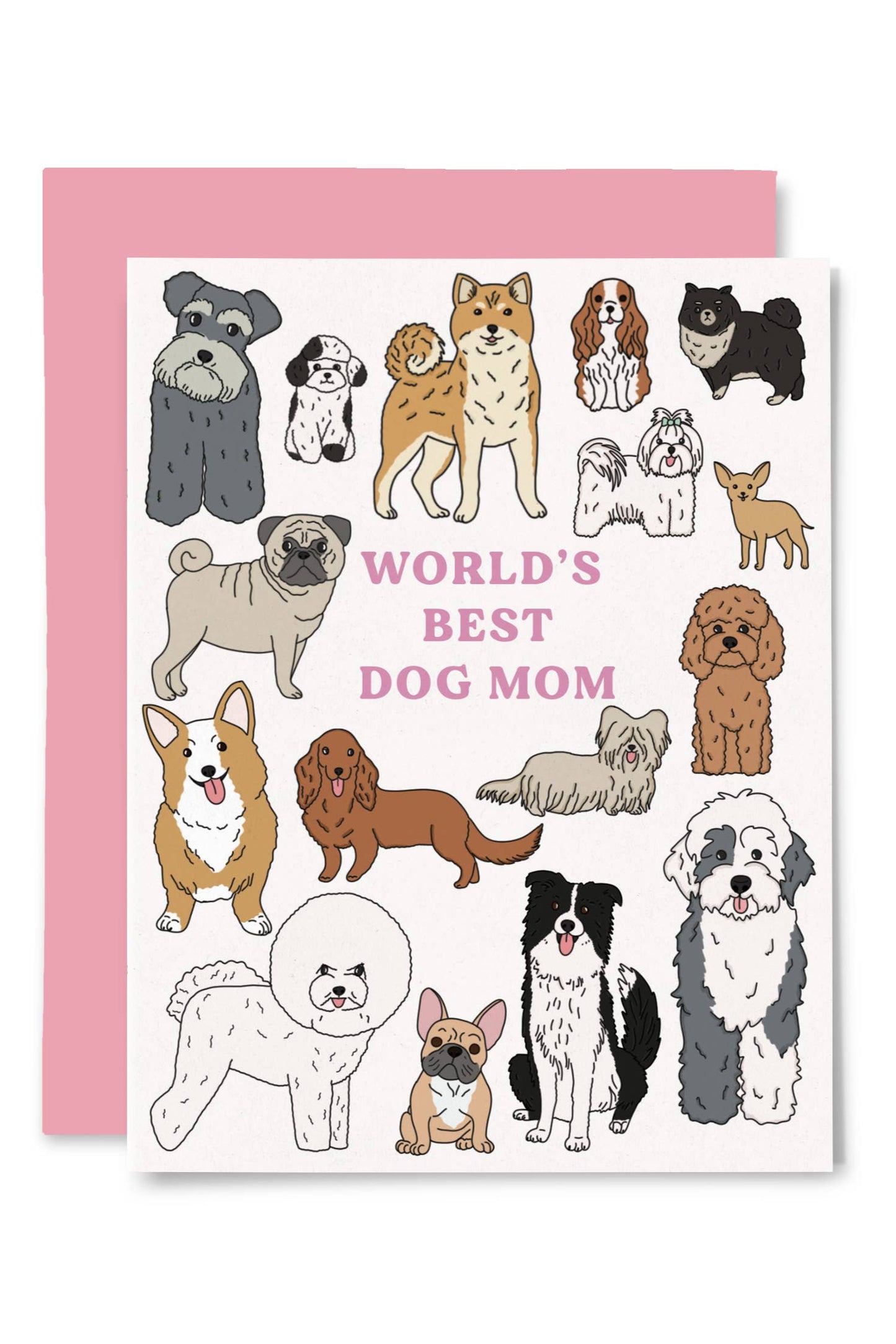 Best Dog Mom Card