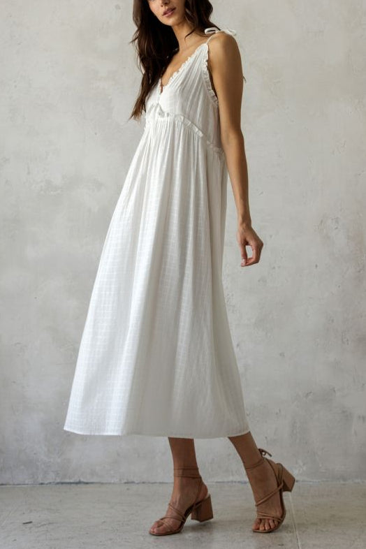 Seaside Cotton Midi Dress
