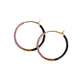 Color Field Hoops Small | Olive