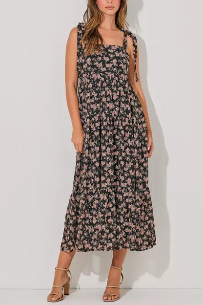 Upstate Escape Tiered Midi Dress