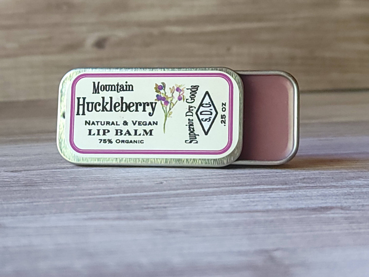 Mountain Huckleberry Lip Balm | Aluminum Slider