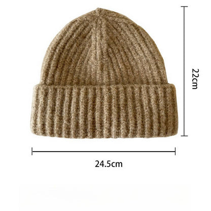 Solid Knit Beanie | Beige
