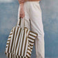 Elisa Tote | Olive + Greige