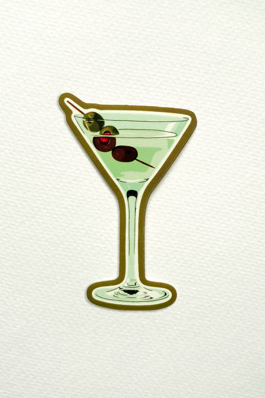 Retro Martini Sticker