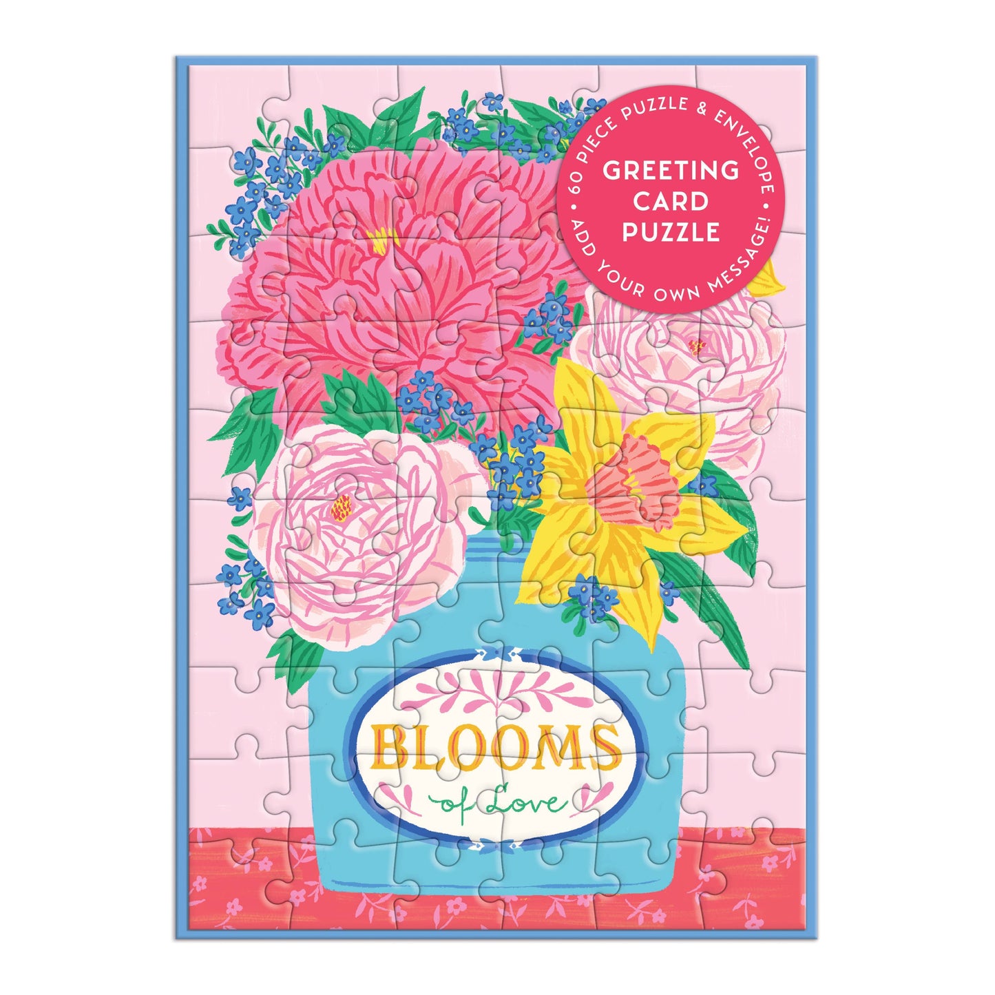 Blooms of Love Greeting Card | 60 Piece Puzzle
