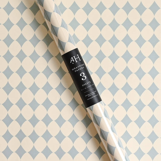Blue Diamond Wrap | Roll of 3 Sheets
