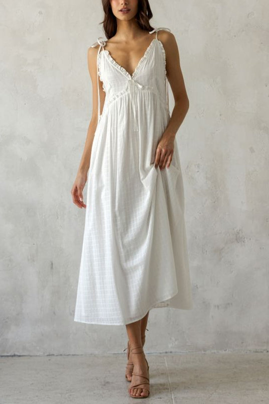 Seaside Cotton Midi Dress