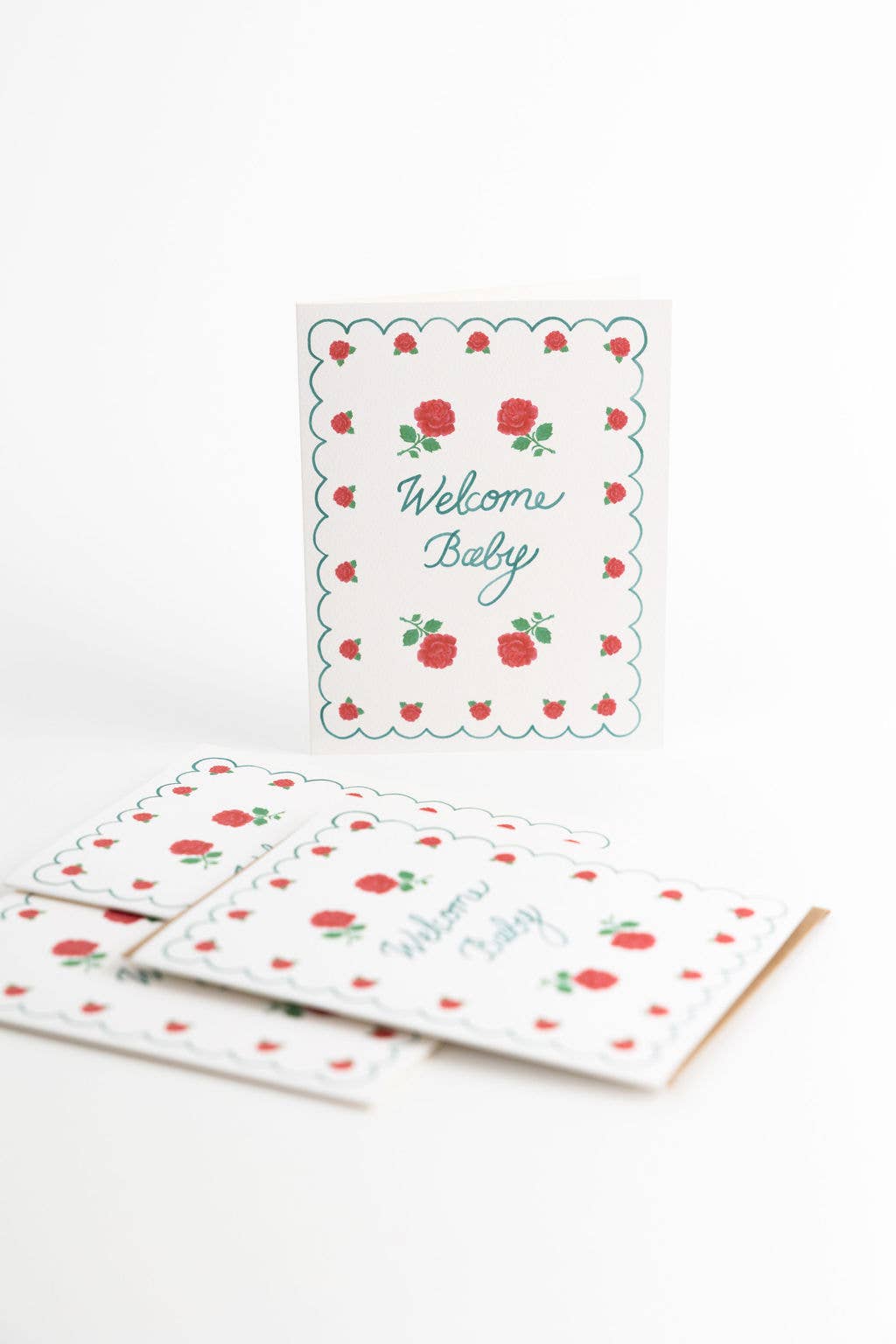 Rose Baby Card