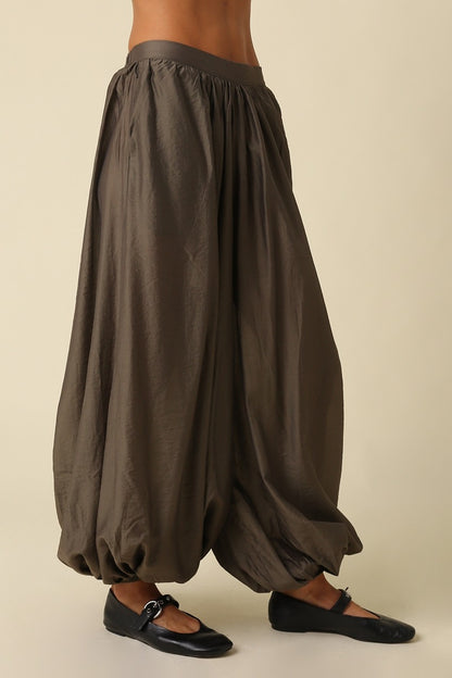 Ariana Balloon Pants | Ash Brown