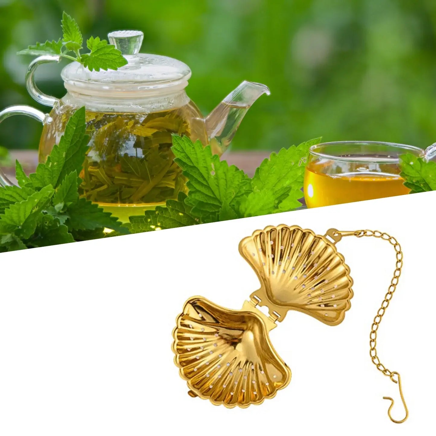 Tea Infuser | Golden Seashell