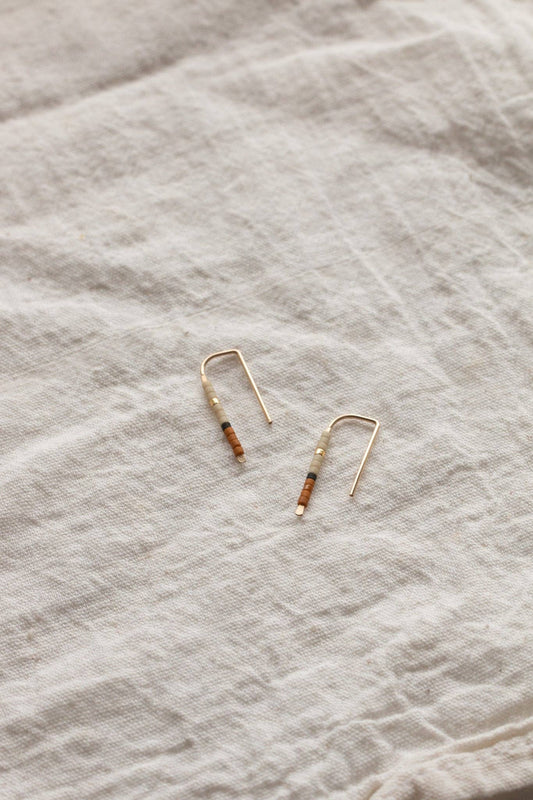 Mala Ear Pins | Small | Olive