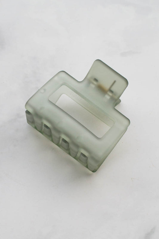 Boxy Hair Claw | Sage