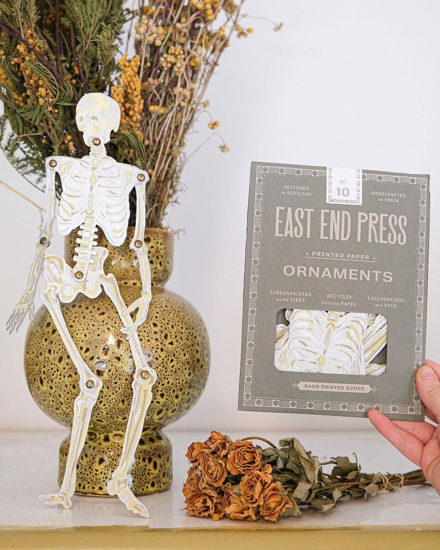 Paper Ornaments | Dancing Skeletons
