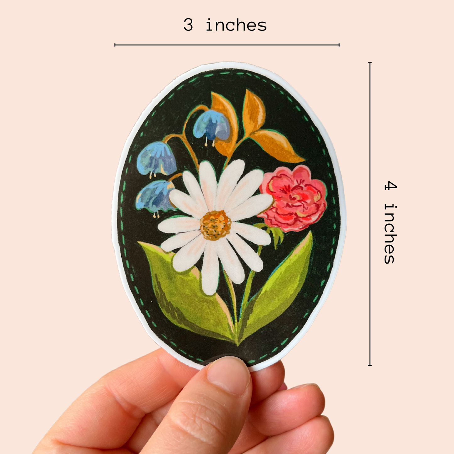 Daisy Flower Stickers