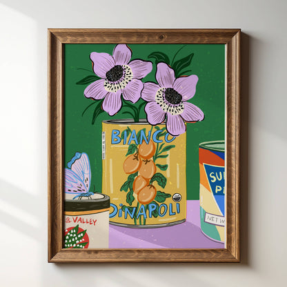 Still Life Tomato Can Art Print | 8" x 10"