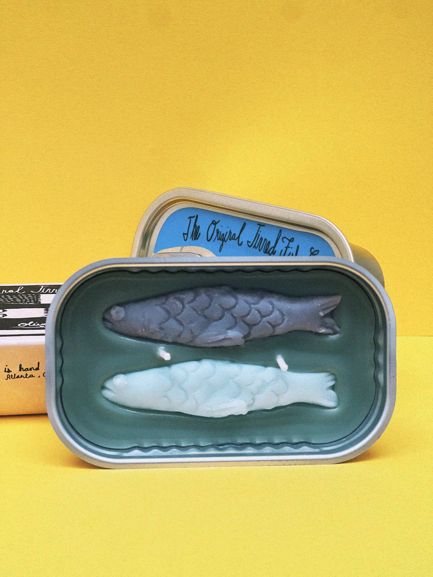 Tinned Fish Candle | Sardines in Olive Oil and Sea Salt