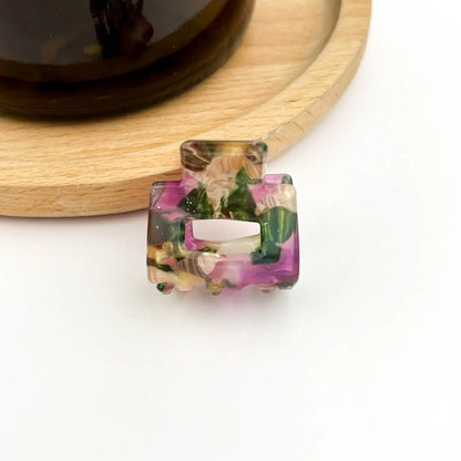 Mini Square Hair Clip | Assorted