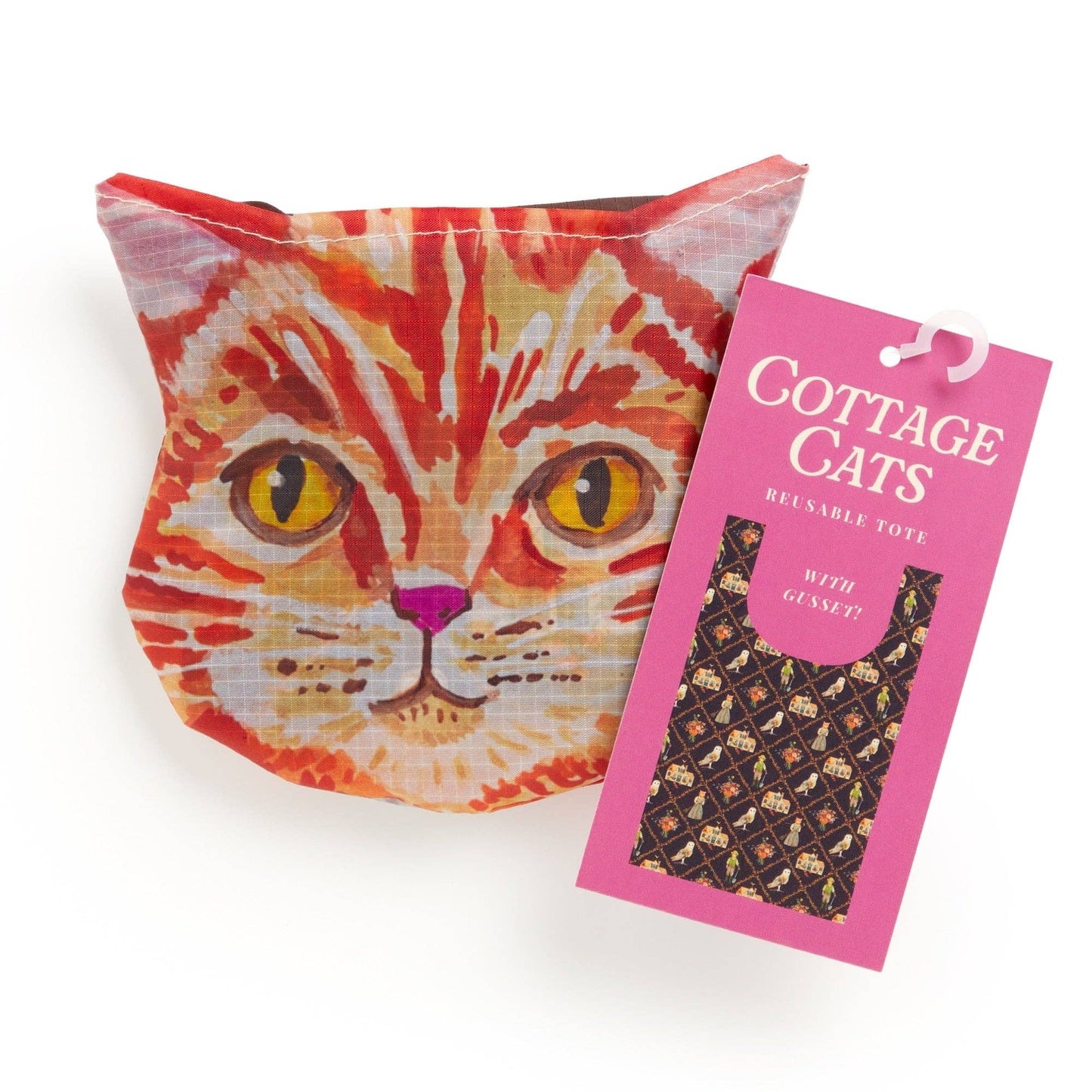 Packable Nylon Tote | Cottage Cats