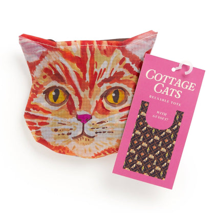 Packable Nylon Tote | Cottage Cats