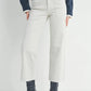Wide Leg Utility Denim | Sea Salt