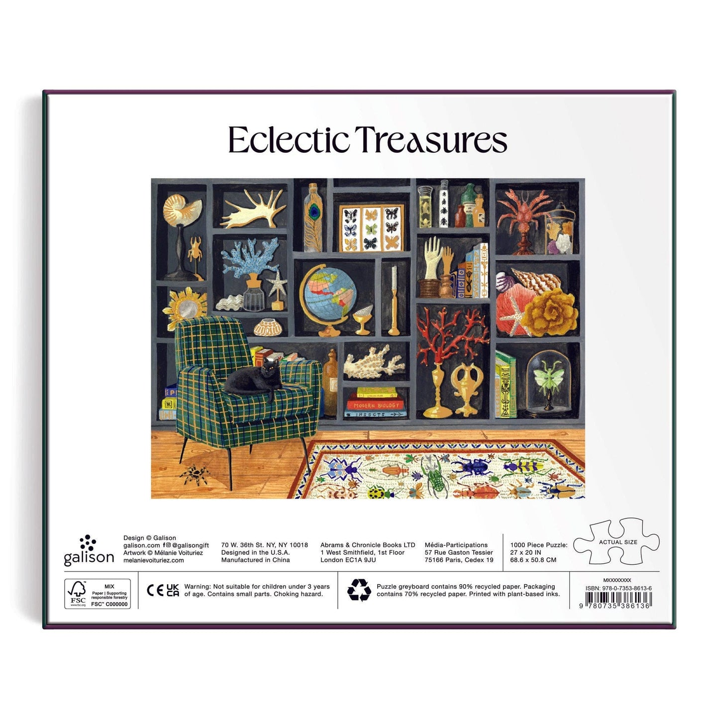 Eclectic Treasures | 1000 Piece Foil Puzzle